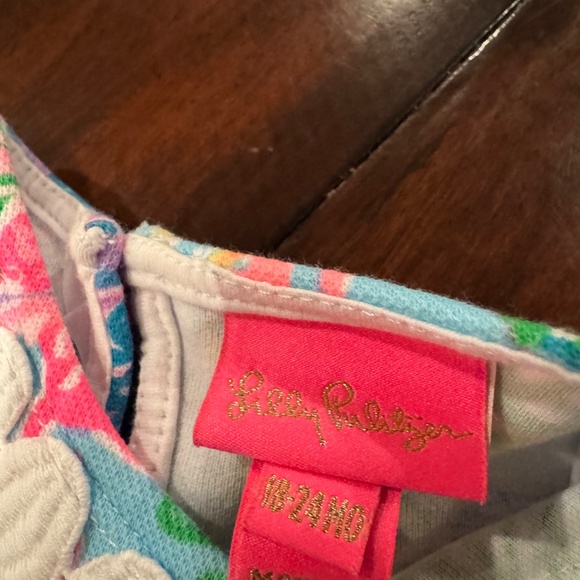 Blue, Pink and Green Lilly Pulitzer 18-24M Dress - Picture 5 of 8